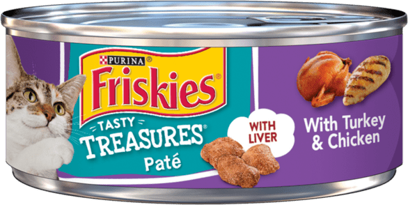 Friskies Tasty Treasures Paté With Turkey & Chicken